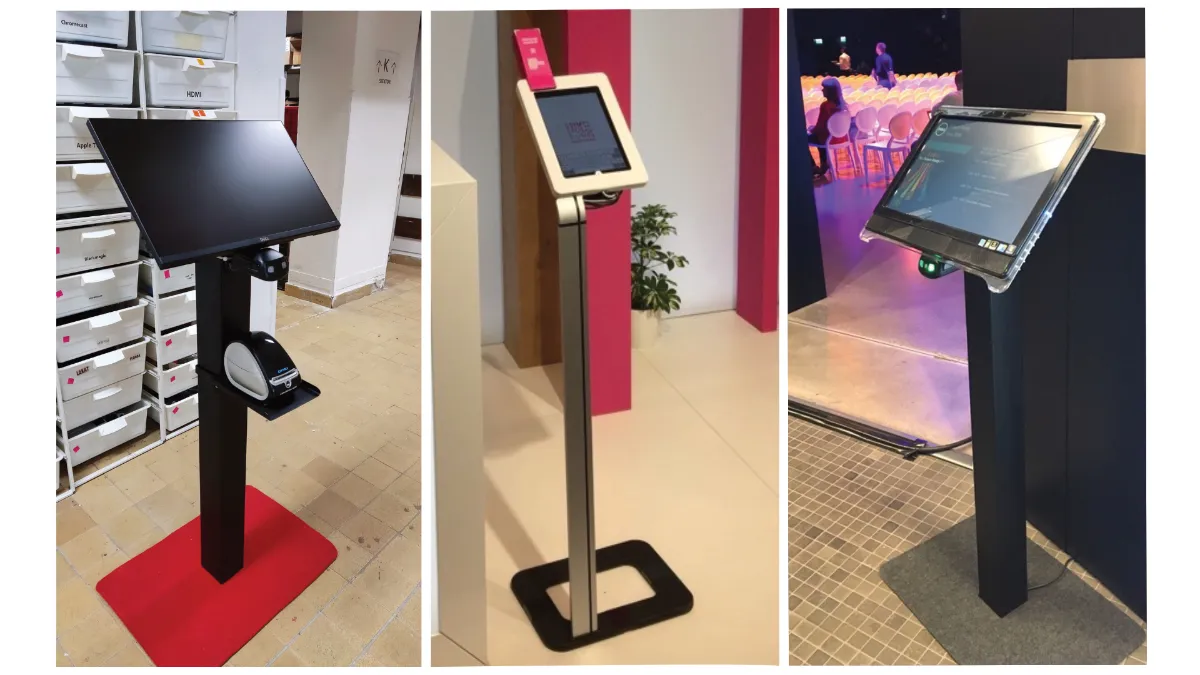 Self-service kiosk and Self Check-in kiosk event registration